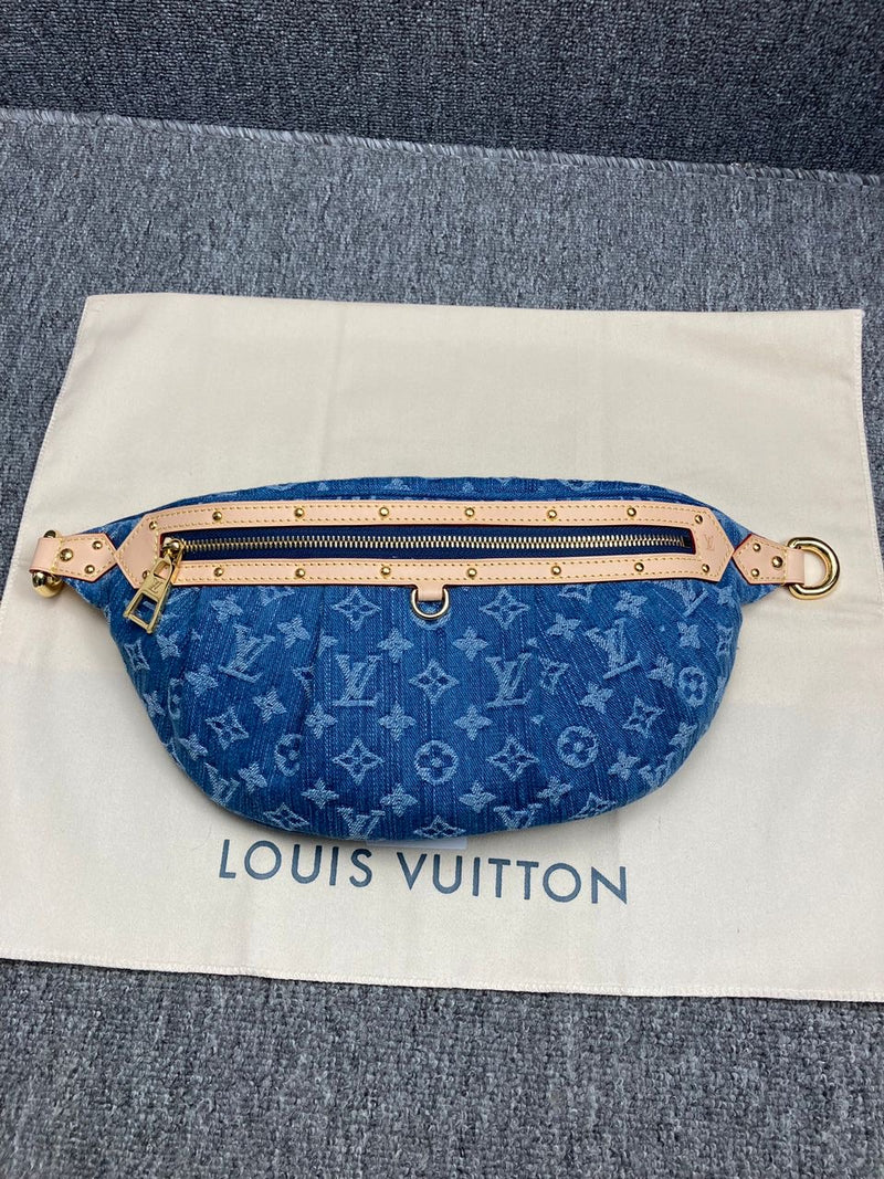 POCHETTE LV BLUE DENIM