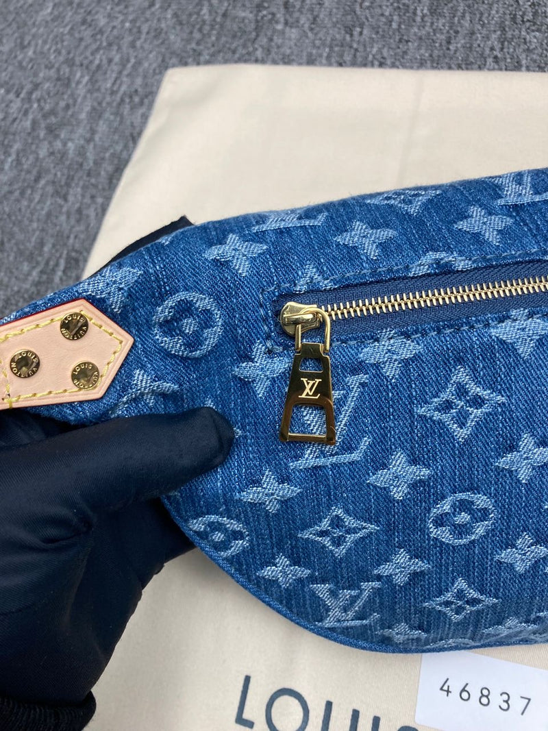 POCHETTE LV BLUE DENIM