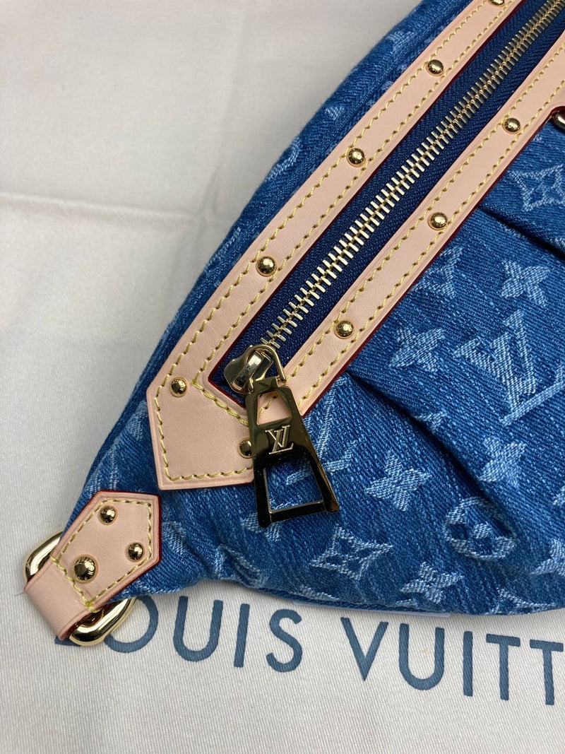 POCHETTE LV BLUE DENIM