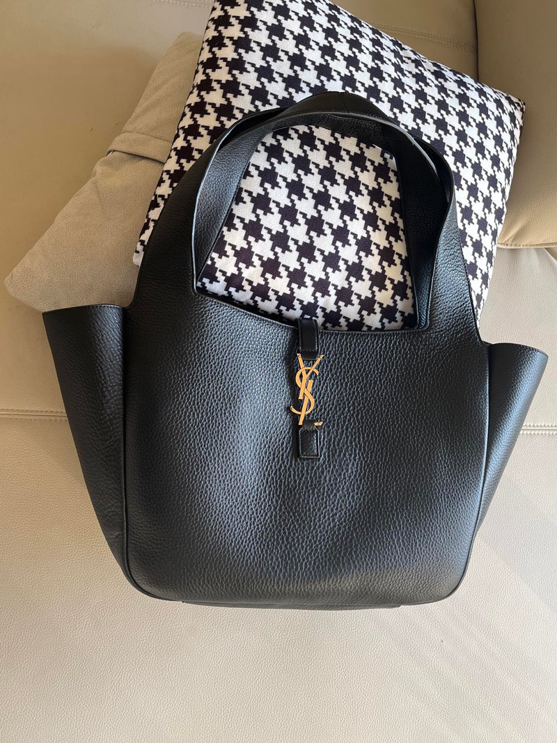 BOLSA YSL BEA EM COURO GRAINADO